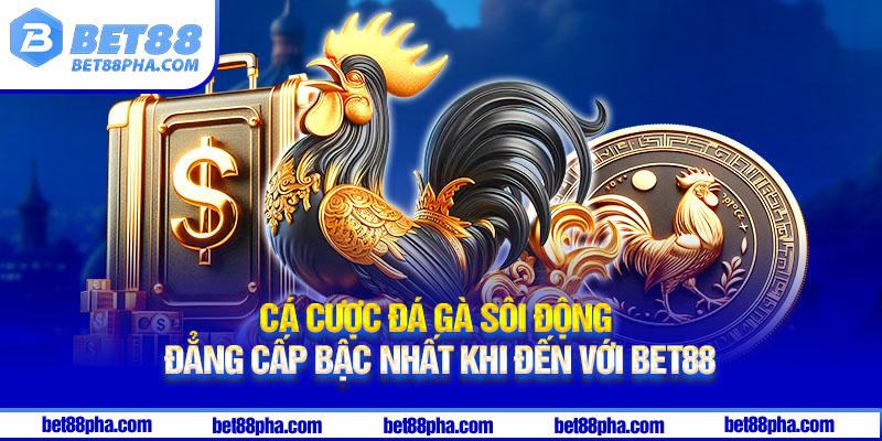 Cá cược đá gà sôi động đẳng cấp bậc nhất khi đến với Bet88